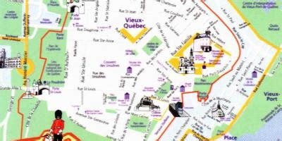 Map Of Downtown Quebec City - Chicago Zip Code Map