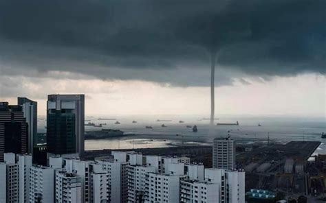 There are no reports of damage or casualties. Tanjong Pagar 'Tornado' Waterspout Caused By Intense ...