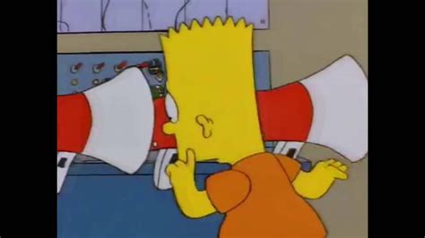 Simpsons Bart Megaphone Youtube