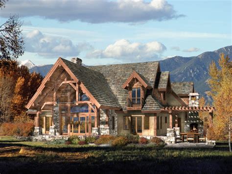 Walkout basement house plans are ideal if you are going to build a home on a sloping lot. Timber Frame Home House Plans Small Timber Frame Homes ...