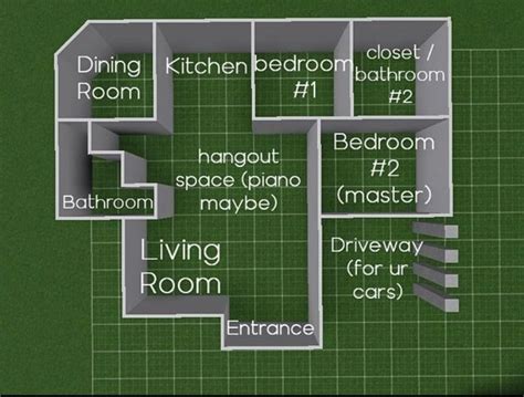 Bloxburg Layout Sims House Plans House Outline House Layouts