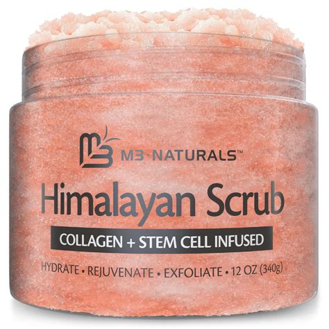Buy Himalayan Salt Foot And Body Scrub Infused With Collagen And Stem Cell Natural Exfoliating