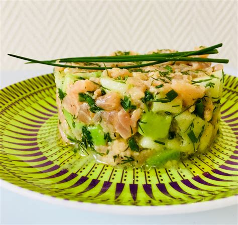 Tartare de saumon avocat et Granny