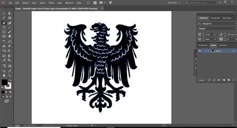 Laser Engraving Eagle Coat Of Arms On Aluminium Sheet Metal 5 Steps