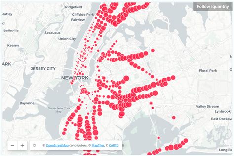 Mapping The Nyc Subway Ridership Drop From Coronavirus