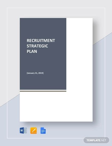 The recruitment strategy needed to be aligned with the hr strategy, and it has to support the strategic goals and initiatives of the organization and human resources. 11+ Recruitment Strategic Plan Examples - PDF | Examples