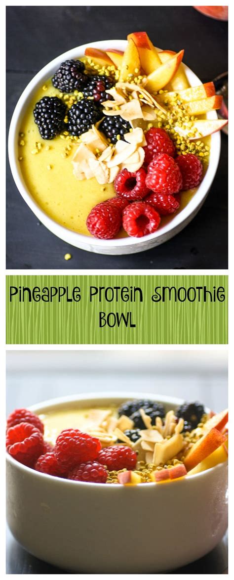 Green smoothies, combined with a healthy diet, can provide therapeutic benefits for all the recipes are diabetic friendly and will be very beneficial. Pineapple Protein Smoothie Bowl | Smoothie bowl, Diabetic smoothies