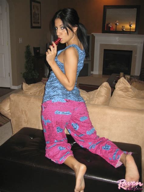 Raven Riley In Pajama Redbust
