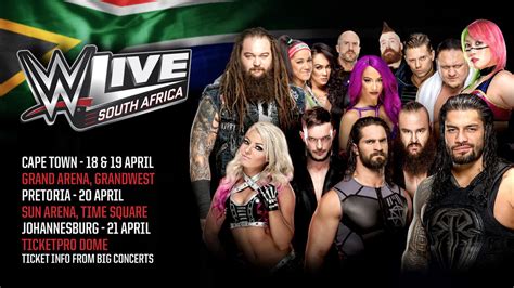 Wwe Live Tours Through South Africa This April Wwe