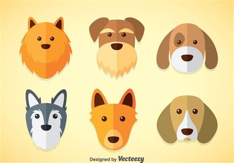 Dogs Vector Sets Dog Vector Dog Animation Vector Art Design
