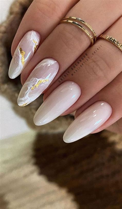 Pretty Neutral Nails Ideas For Every Occasion Marble Gold