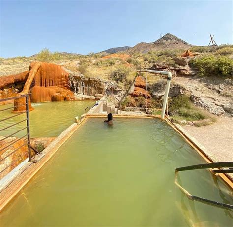 Mystic Hot Springs Utah Ever Sat In A Bathtub In The Desert Nows The Time To Try Traxplorio