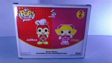 2 Pack Jollibee And Hetty Spaghetti Funko Pop Hobbies And Toys Toys