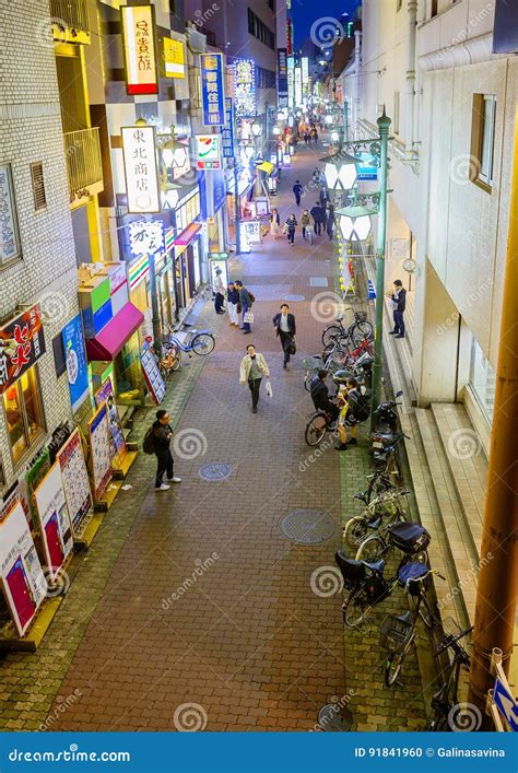 Japan Tokyo The Ueno District Editorial Image Image Of Evening