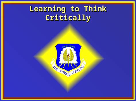 Ppt Learning To Think Critically Chapter 1 Lesson 3 Overview What