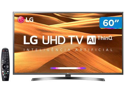Smart TV 4K LED 60 LG 60UM7270PSA Wi Fi HDR Inteligência Artificial