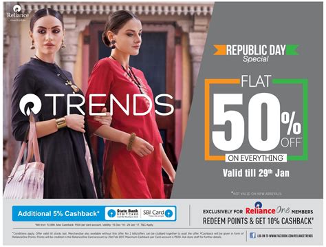 Reliance Trends Republic Day Special Sale New Delhi Saleraja