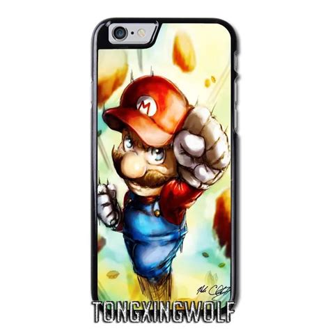 Super Mario Bros Cover Case For Iphone 4 4s 5 5c 5s Se 6 6s 7 8 Plus X