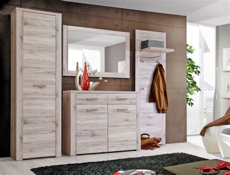 Weitere ideen zu gaderobe, garderoben eingangsbereich, wohnung. Garderobe Phil Sandeiche 4-teilig Paneel Schuhschrank ...