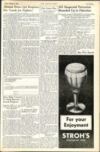 The Detroit Jewish News Digital Archives October 27 1944 Image 19