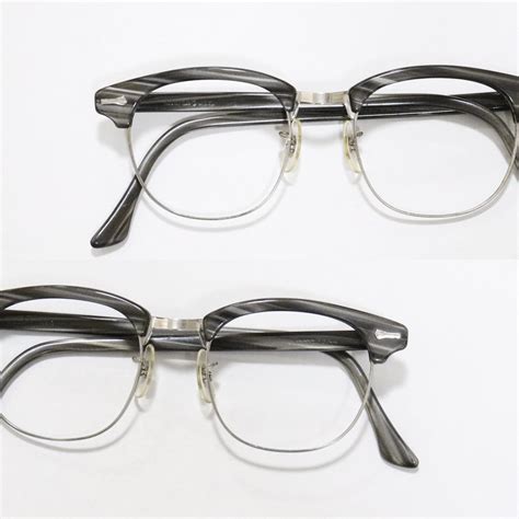 vintage 1950 s shuron ronsir browline eyeglasses made in u s a ｜ ビンテージ眼鏡 american classics