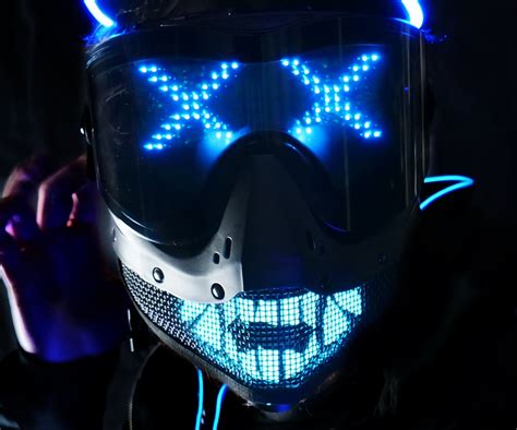 Kda Akali Wrench Programmable Convention Mask Cosplay Etsy
