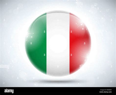 Italy Flag Glossy Button Stock Vector Image And Art Alamy