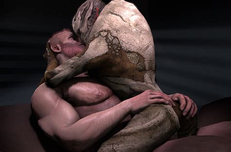 Rule 34 3d 3d Artwork Alien Ambiguous Penetration Dank Wankem Female Human Kissing Male