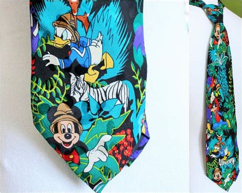 Vintage Disney Silk Tie Collectible Disney Necktie Original Mickey