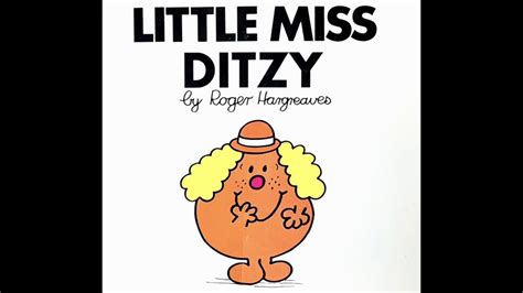 Little Miss Ditzy By Roger Hargreaves Read Aloud Youtube