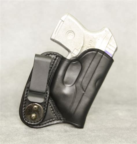 Ruger Lcp W Lasermax Iwb Concealed Tuckable Custom Leather Holster Etw Holsters