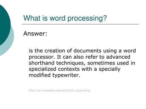 Ppt Word Processing Powerpoint Presentation Free Download Id7030724