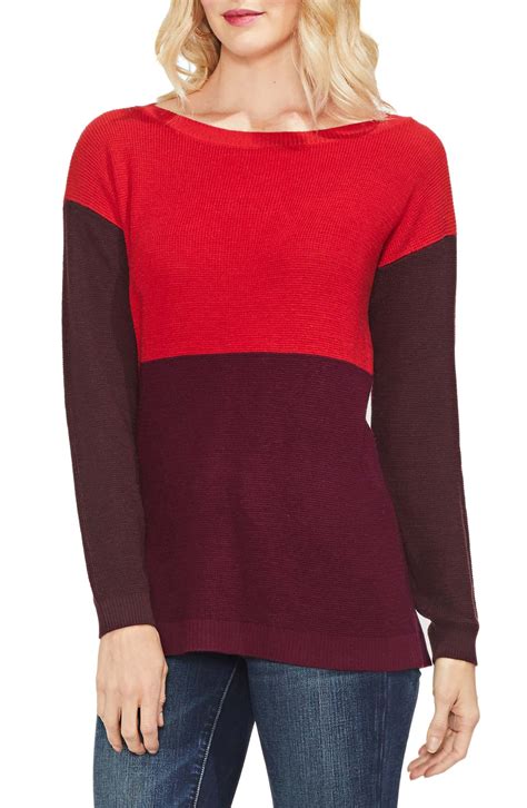 Vince Camuto Colorblock Sweater Nordstrom Sweaters For Women Color