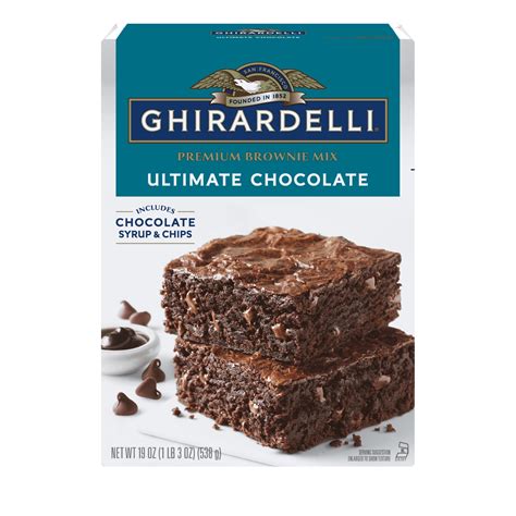 Ghirardelli® Ultimate Chocolate Premium Brownie Mix 19 Oz Box