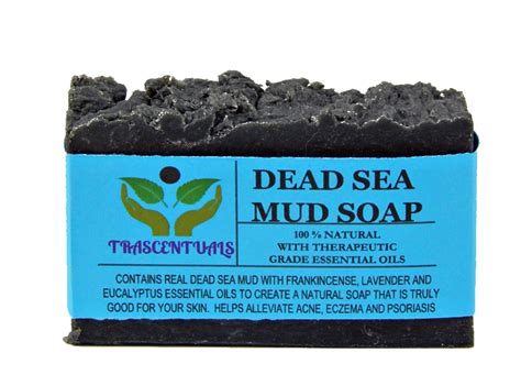 All Natural Dead Sea Mud Soap Bar For Eczema Dry Skin Psoriasis