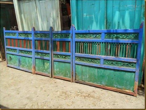 KOLEKSI BARANG ANTIK: Pagar Teras Jari Kotak (terjual)