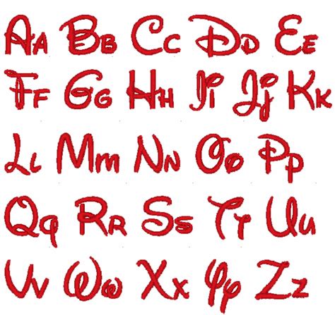 Disney Font Alphabet Letters Images Disney Letter Font Embroidery Disney Font Alphabet