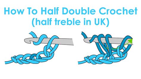 How To Half Double Crochet Half Treble In Uk Crochet Lesson 4 Youtube