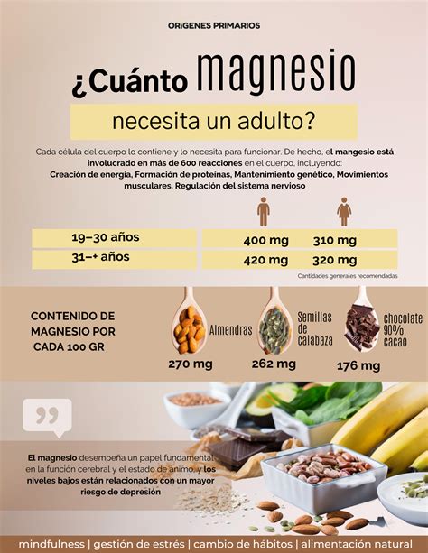 Cu Nto Magnesio Necesita Un Adulto Minerales Nutricion Salud Y
