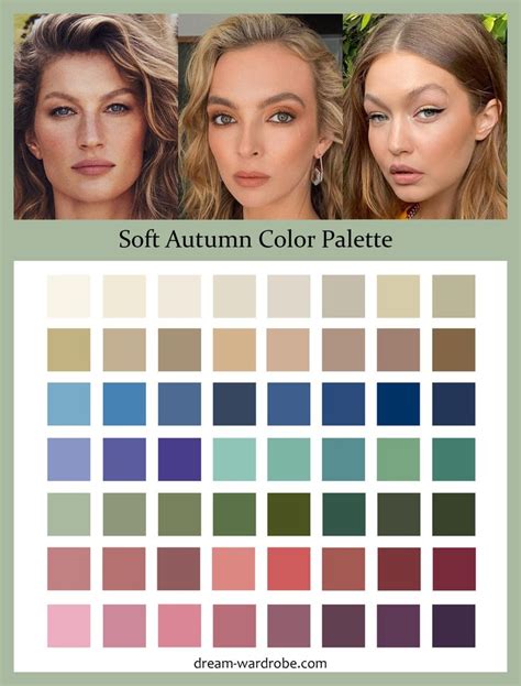 Soft Autumn Color Palette Soft Autumn Soft Autumn Palette