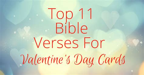 Top 11 Bible Verses For Valentine’s Day Cards  ChristianQuotes.info