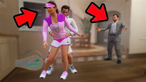 Can Michael Catch Amanda With The Tennis Coach Gta 5 Youtube