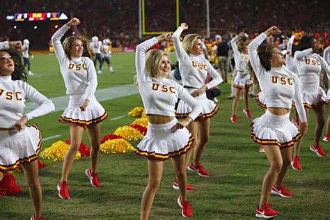 Usc Song Girls Official On Instagram “more Action Under The Friday Night Lights 🏈🌟 Fight