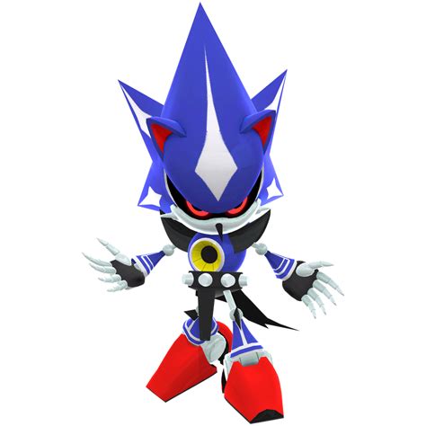 Classic Neo Metal Sonic Generations Style Render By