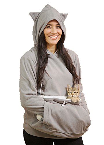 Stay Cozy And Charming With The Best Hoodie Featuring A Cuddly Cat Pouch