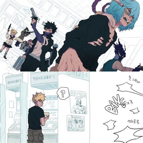 Himiko Toga And Mr Compress And Spinner And Dabi And Twice