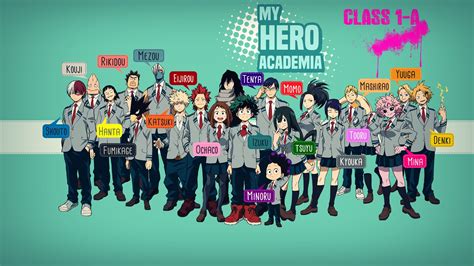 My Hero Academia Class 1 A Students Uhd 4k Wallpaper Pixelz