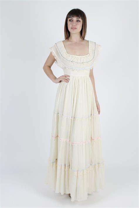 Gunne Sax Dress Prairie Dress Boho Dress Hippie Dress Jessica Mcclintock Vintage S Boho