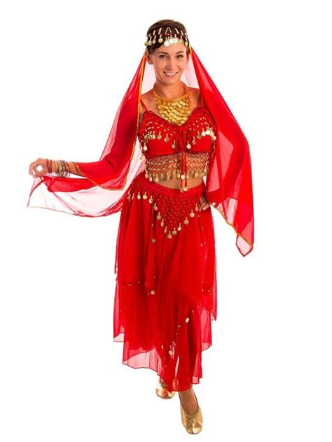 red harem girl costume