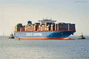 Containerschiff Cosco Shipping Denali Artikel Geniusstrandde